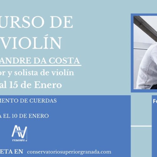 Curso de violín con Alexandre Da Costa