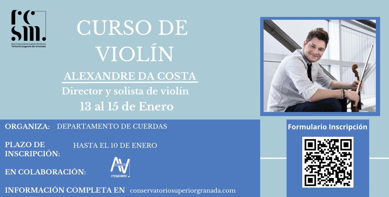 Curso de violín con Alexandre Da Costa