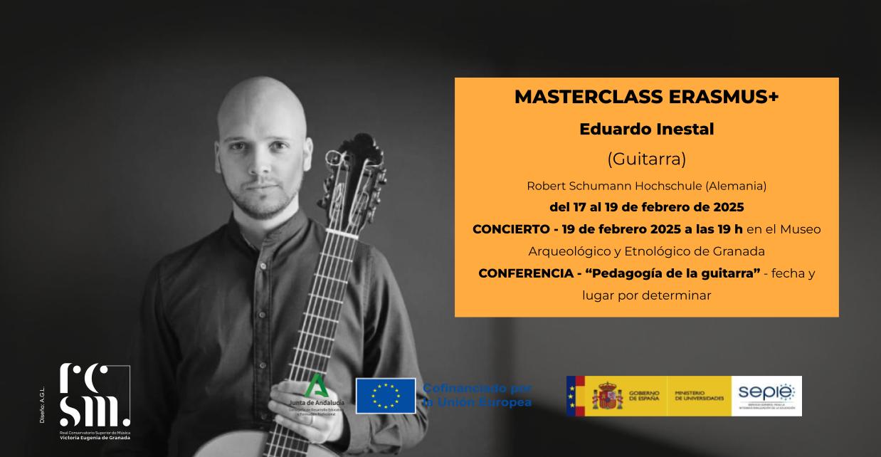 MASTERCLASS ERASMUS+ Eduardo Inestal (Guitarra)