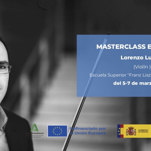 MASTERCLASS ERASMUS+ Lorenzo Lucca (Violín )