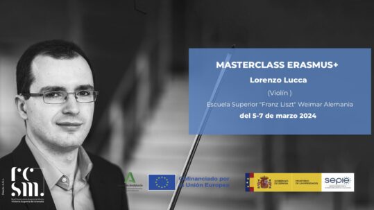 MASTERCLASS ERASMUS+ Lorenzo Lucca (Violín )