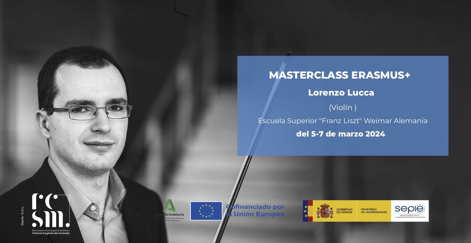 MASTERCLASS ERASMUS+ Lorenzo Lucca (Violín )