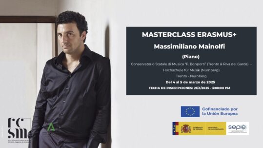 MASTERCLASS ERASMUS+  Massimiliano Mainolfi (Piano)