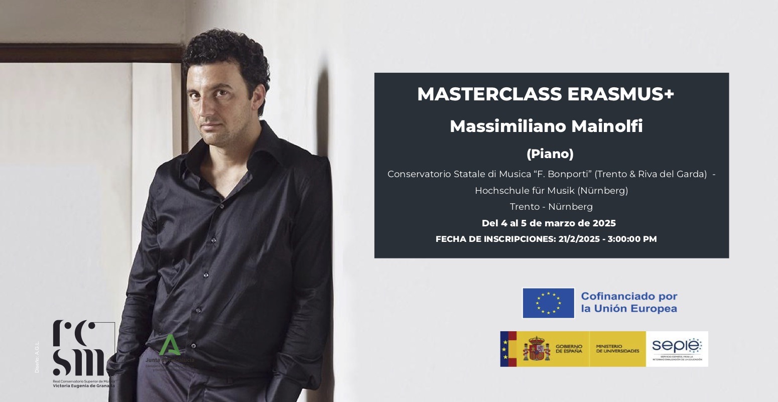 MASTERCLASS ERASMUS+  Massimiliano Mainolfi (Piano)