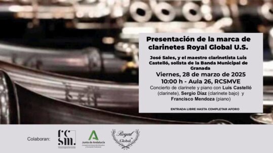 Presentación de la marca de clarinetes Royal Global U.S.