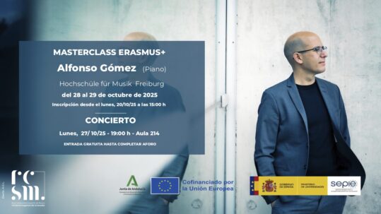 MASTERCLASS ERASMUS+  Alfonso Gómez (Piano)