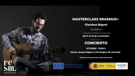 MASTERCLASS – CONCIERTO ERASMUS+ · GIACOMO BIGONI