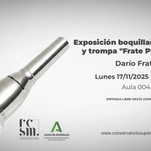 Exposición boquillas trompeta   y trompa “Frate Precision”  –   Darío Frate
