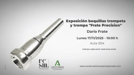 Exposición boquillas trompeta   y trompa “Frate Precision”  –   Darío Frate