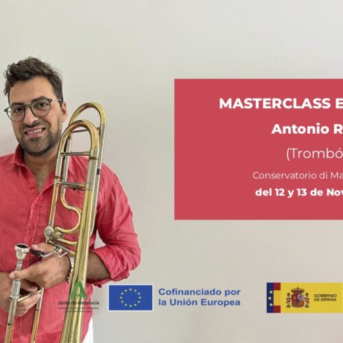 MASTERCLASS ERASMUS+  Antonio Reda (Trombón )
