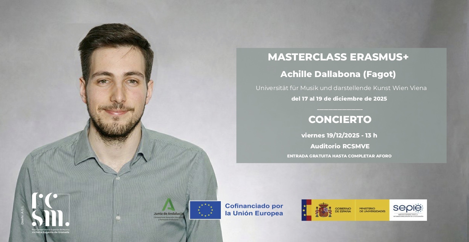 MASTERCLASS ERASMUS+  Achille Dallabona (fagot)