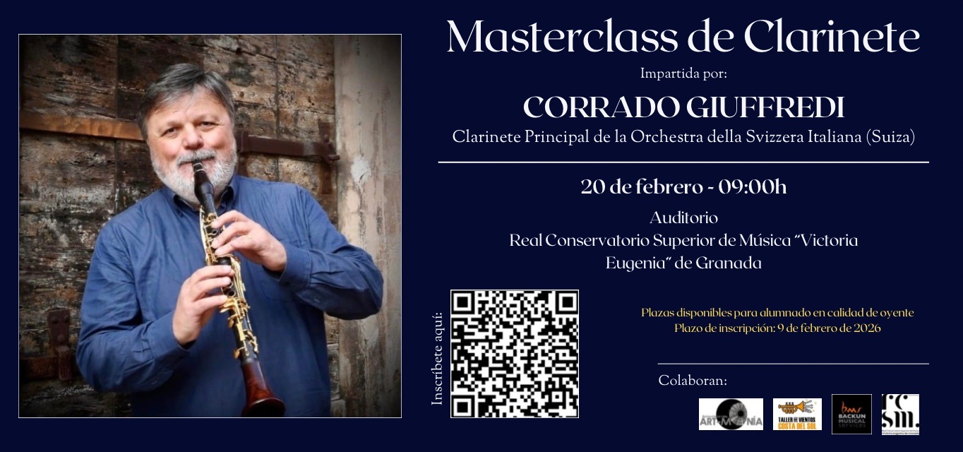 Masterclass de Clarinete – Corrado Giuffredi