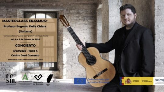 MASTERCLASS ERASMUS+  Profesor Eugenio Della Chiara Guitarra