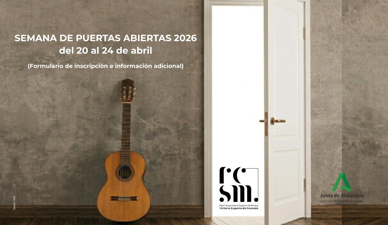 Semana de puertas abiertas, del 20 al 24 de abril de 2026