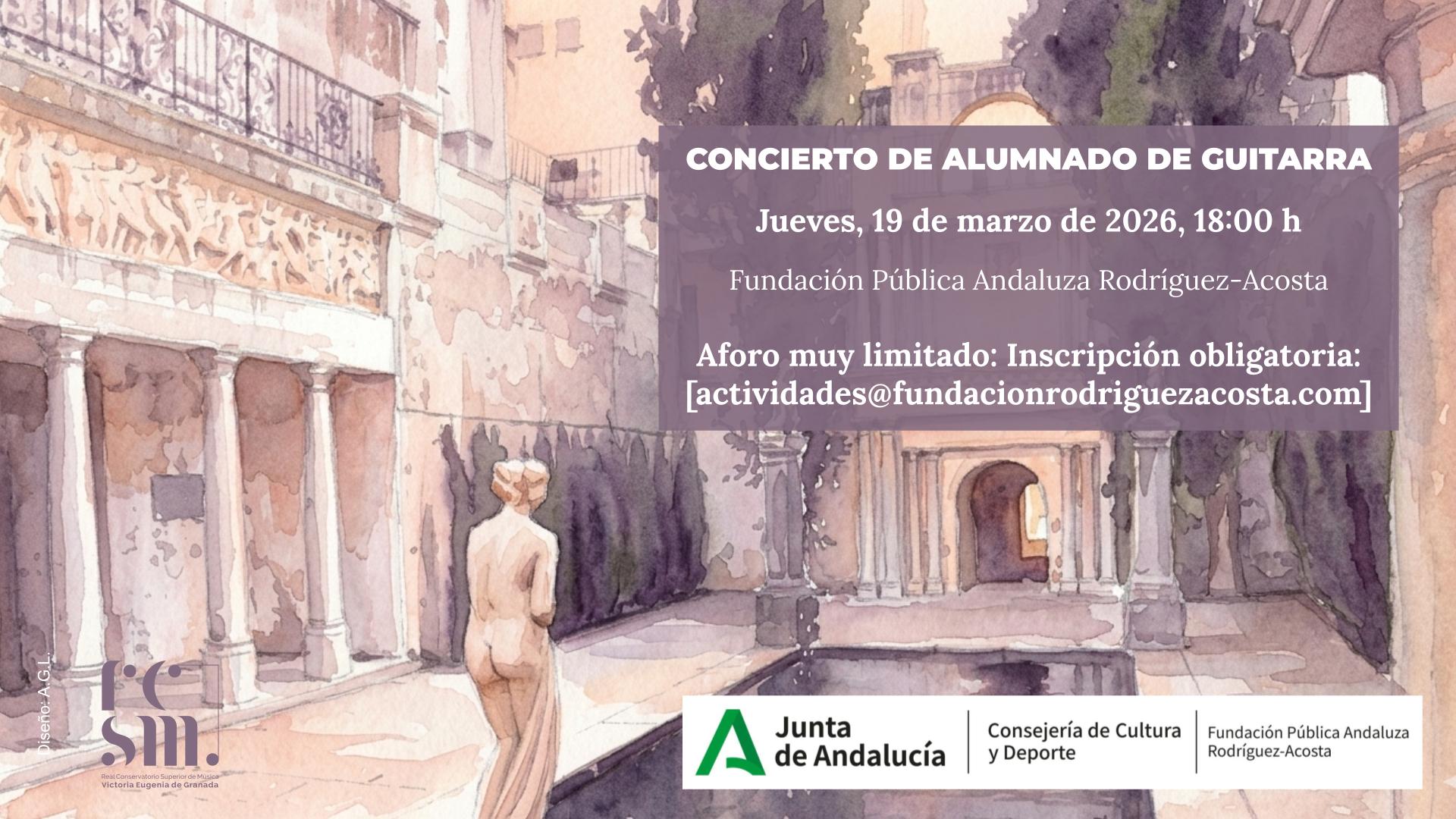 CONCIERTO DE ALUMNADO DE GUITARRA EN LA FUNDACIÓN RODRÍGUEZ-ACOSTA